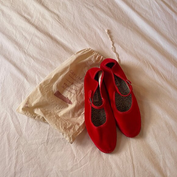 Cayumas Boheme Rosso // Women's 41 or US 10 // Made in Italy - Picture 2 of 6